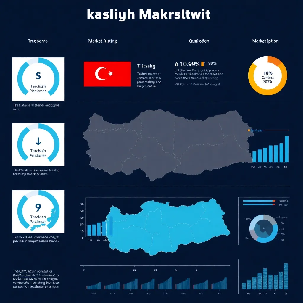Türkiye pazarı analiz grafiği ve haritası