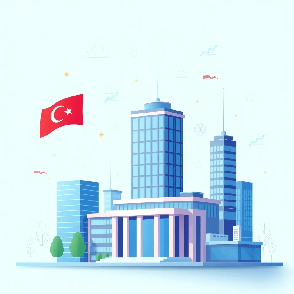 Türkiye finans sektörü ve bankacılık sisteminin görsel temsili